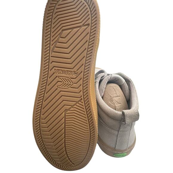 Cariuma OCA High Canvas Sneakers – Stone Gray with Gum Sole (Unisex) M-9/W-10.5 - Picture 6 of 7